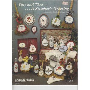 This & That Stitcher's Greeting Cross Stitch Pattern Leaflet Miniatures